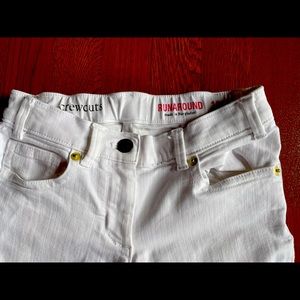Girls white Crewcuts jeans